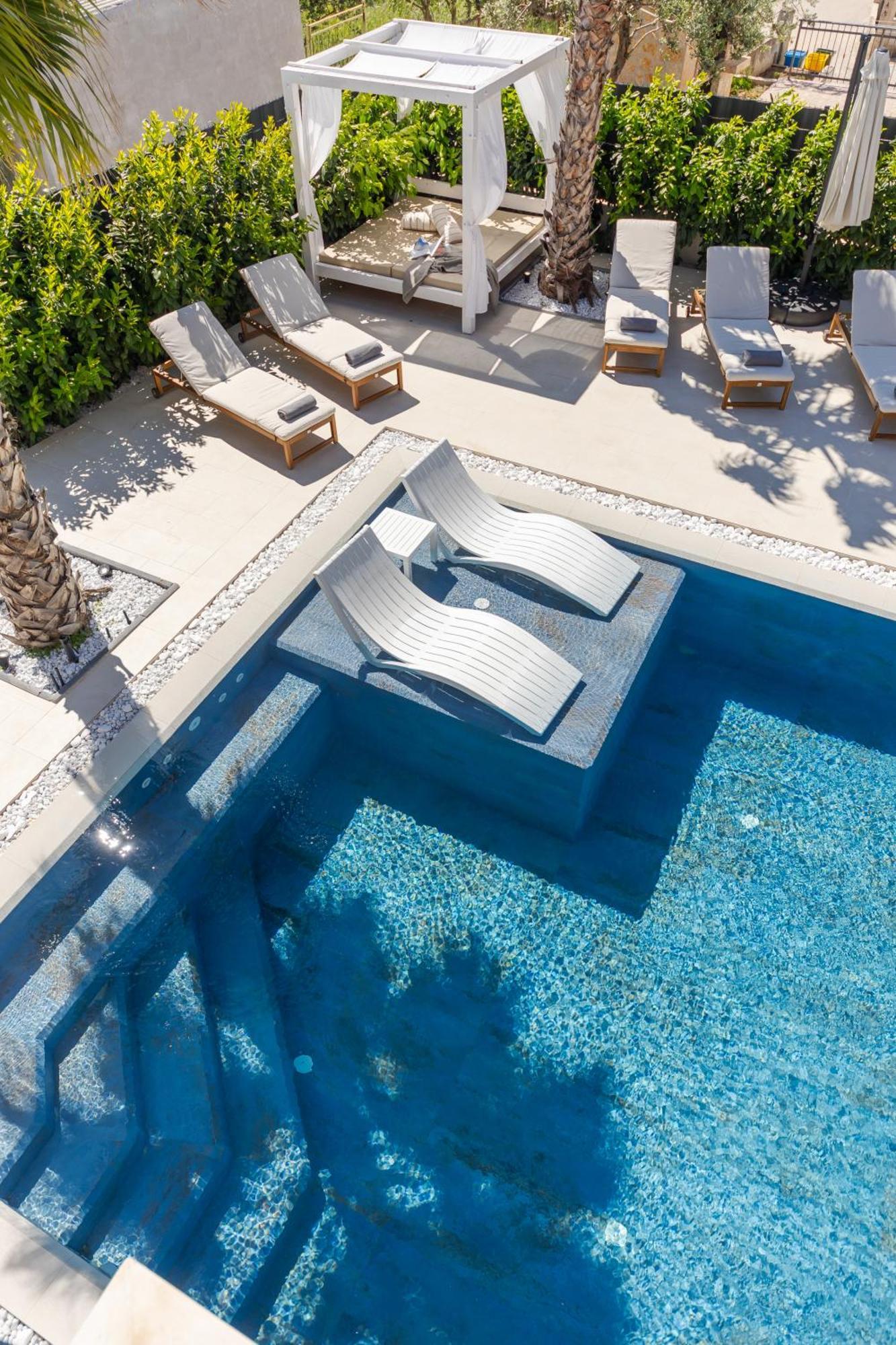 Luxury Villa My Wish With Pool Kaštel Stari 外观 照片