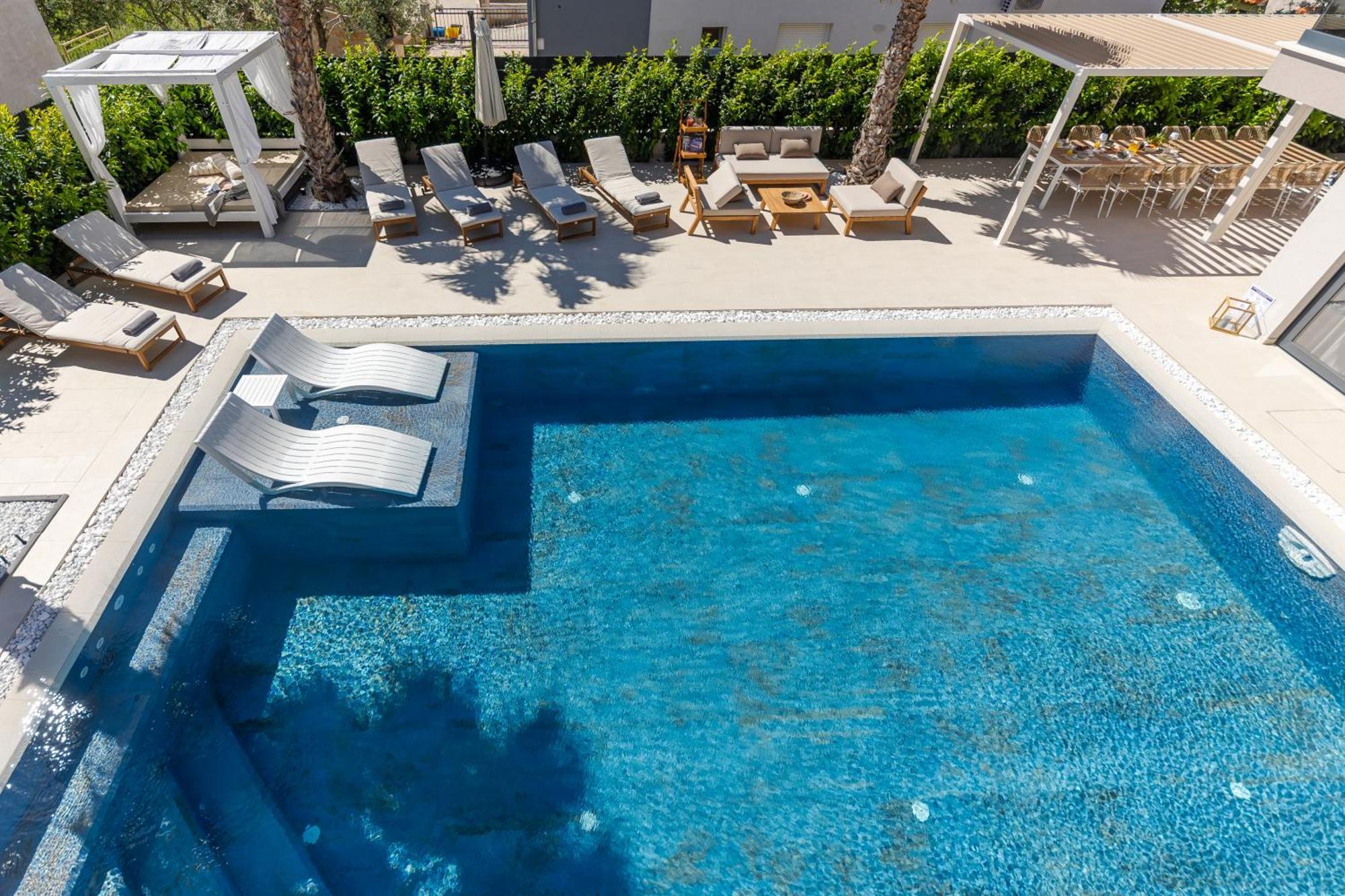 Luxury Villa My Wish With Pool Kaštel Stari 外观 照片